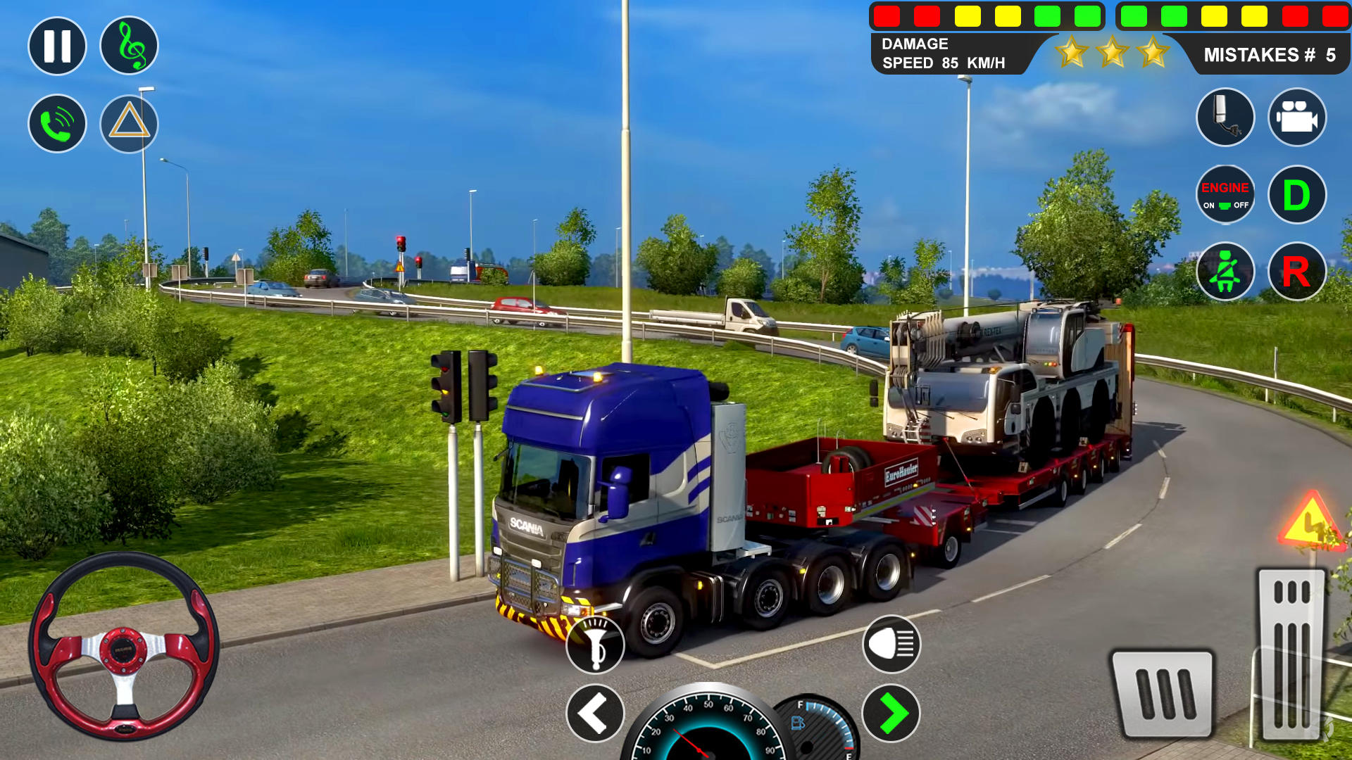 Screenshot of Heavy Truck Driving Games 3D