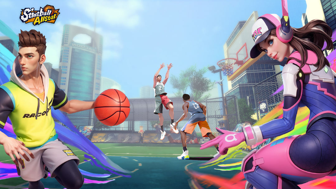 스트리트볼 올스타-진실하고 공정한 농구 모바일 게임 게임 스크린 샷