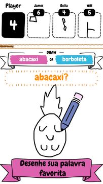 Captura de Tela do Jogo Draw it