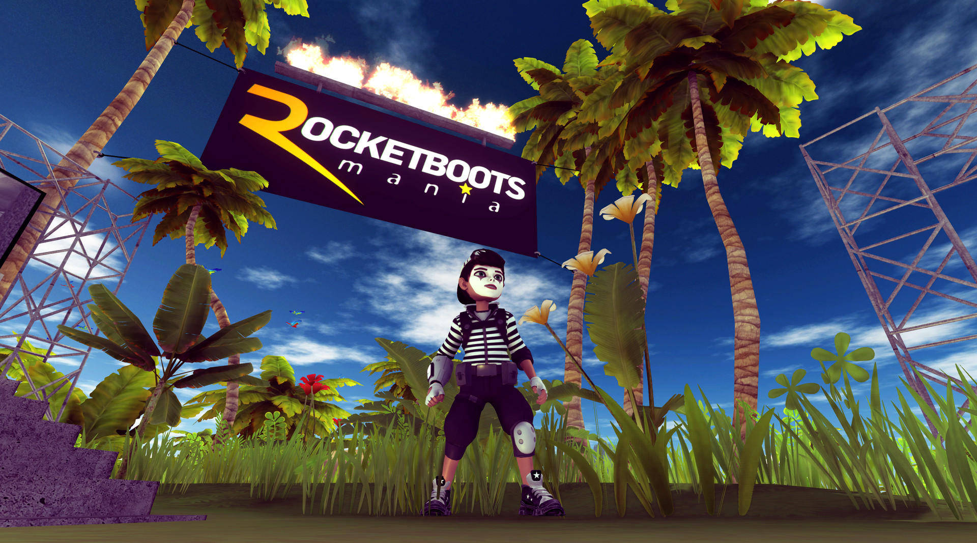 Screenshot of Rocket Boots Mania