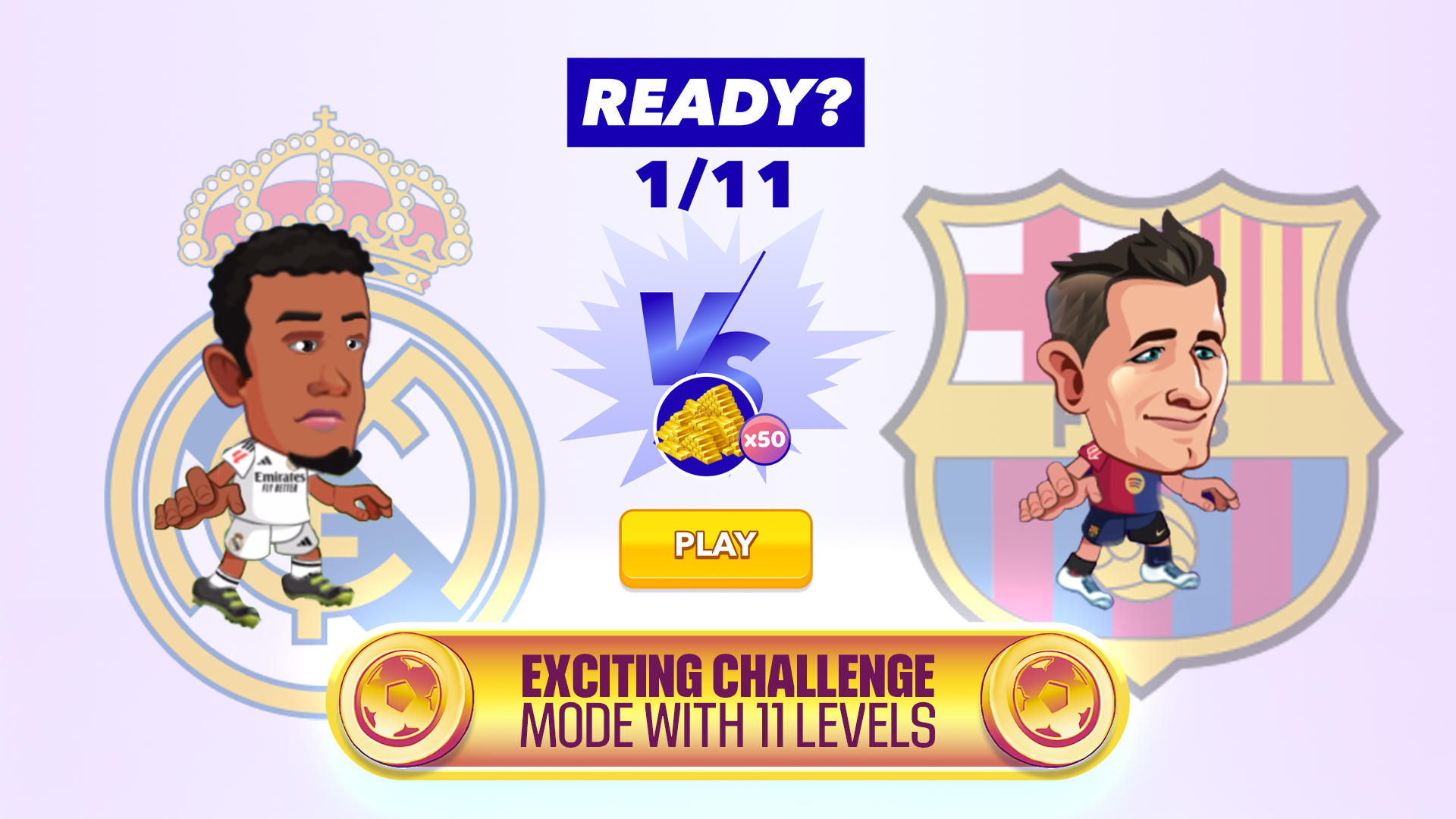 LALIGA Head Soccer 24/25 Game Screenshot