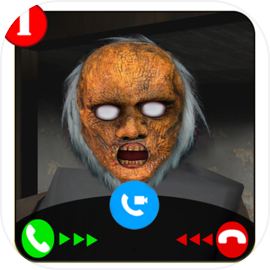 scary granny's video call/chat game prank
