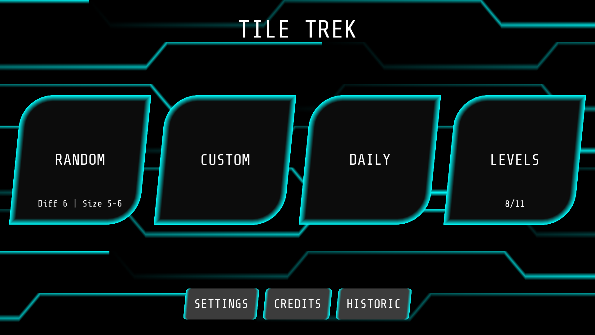 Screenshot of Tile Trek