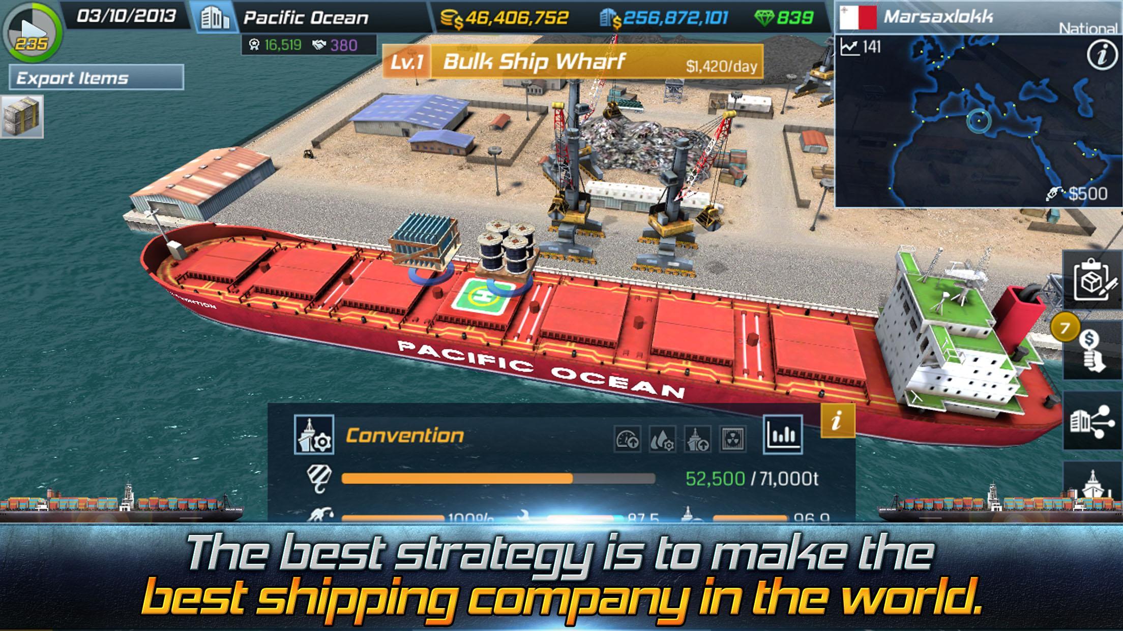 Ship Tycoon Game Screenshot