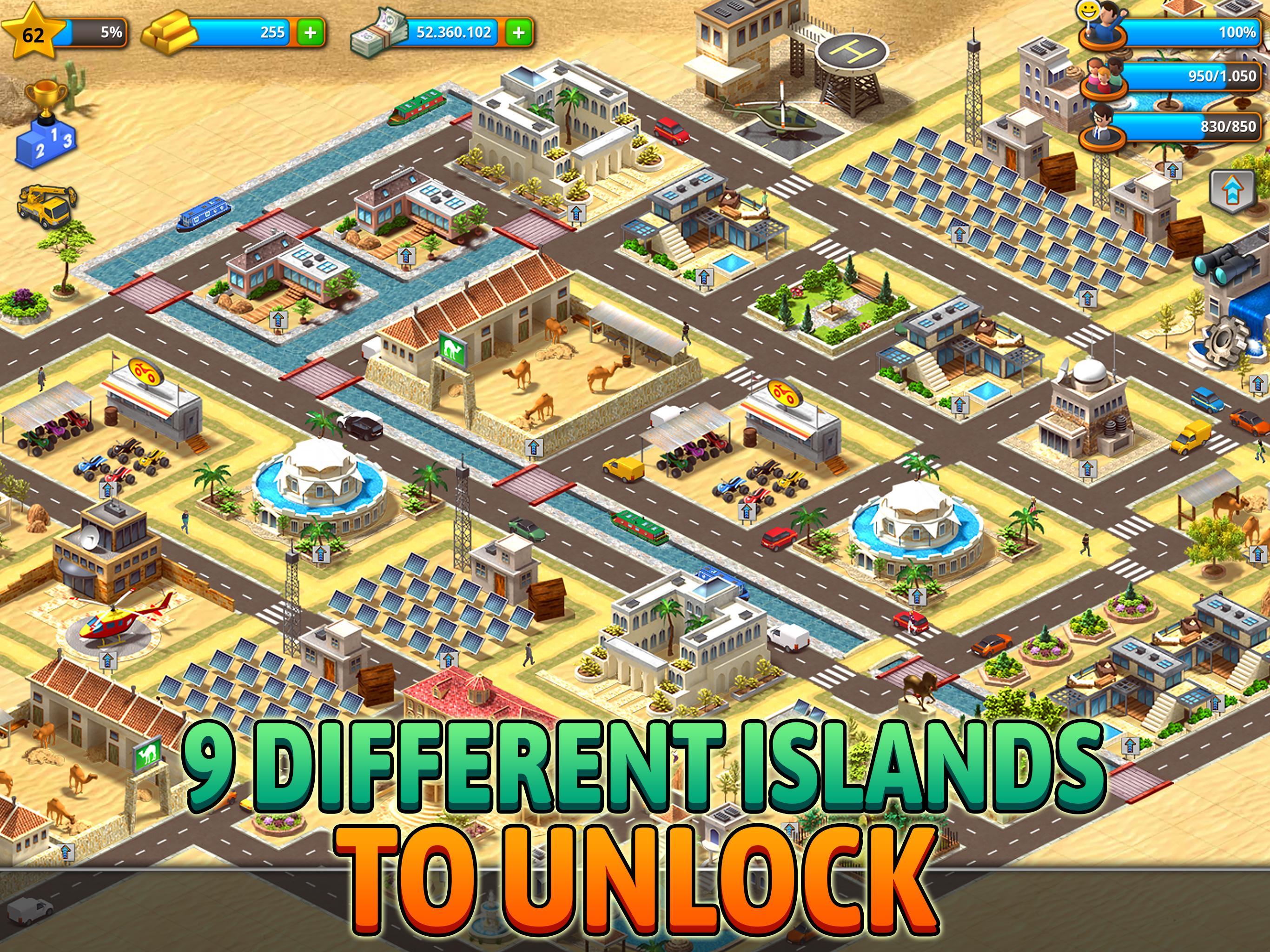 Paradise City: Building Sim Game Screenshot