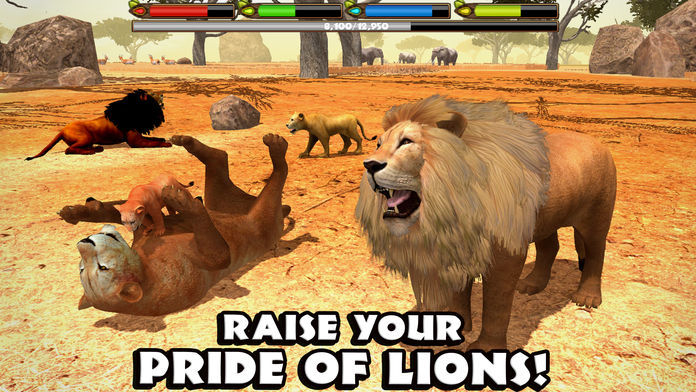 Ultimate Lion Simulator 게임 스크린 샷