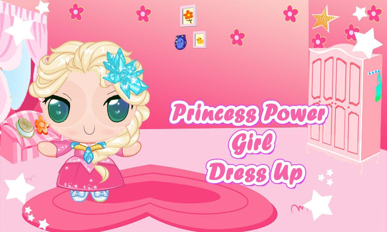 Power Princess girls Dress Up Game Screenshot