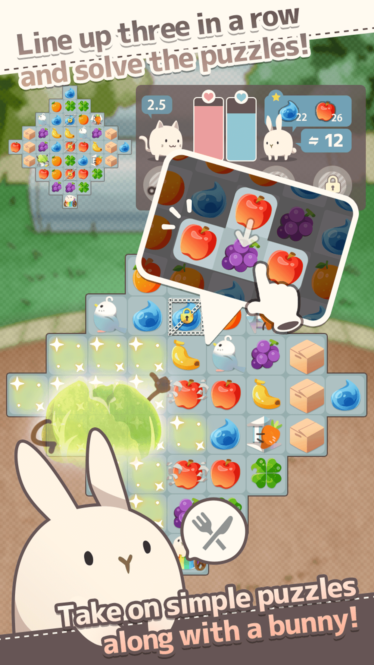 Screenshot 1 of Bunny Life - Munch Munch Puzzle 