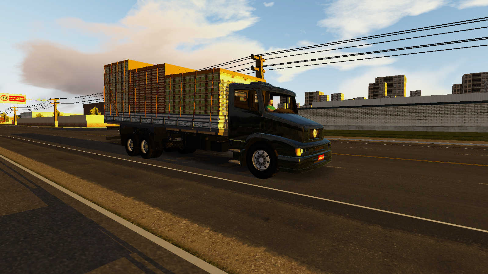 Captura de Tela do Jogo Heavy Truck Simulator