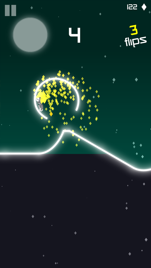 Screenshot of Neon Rider