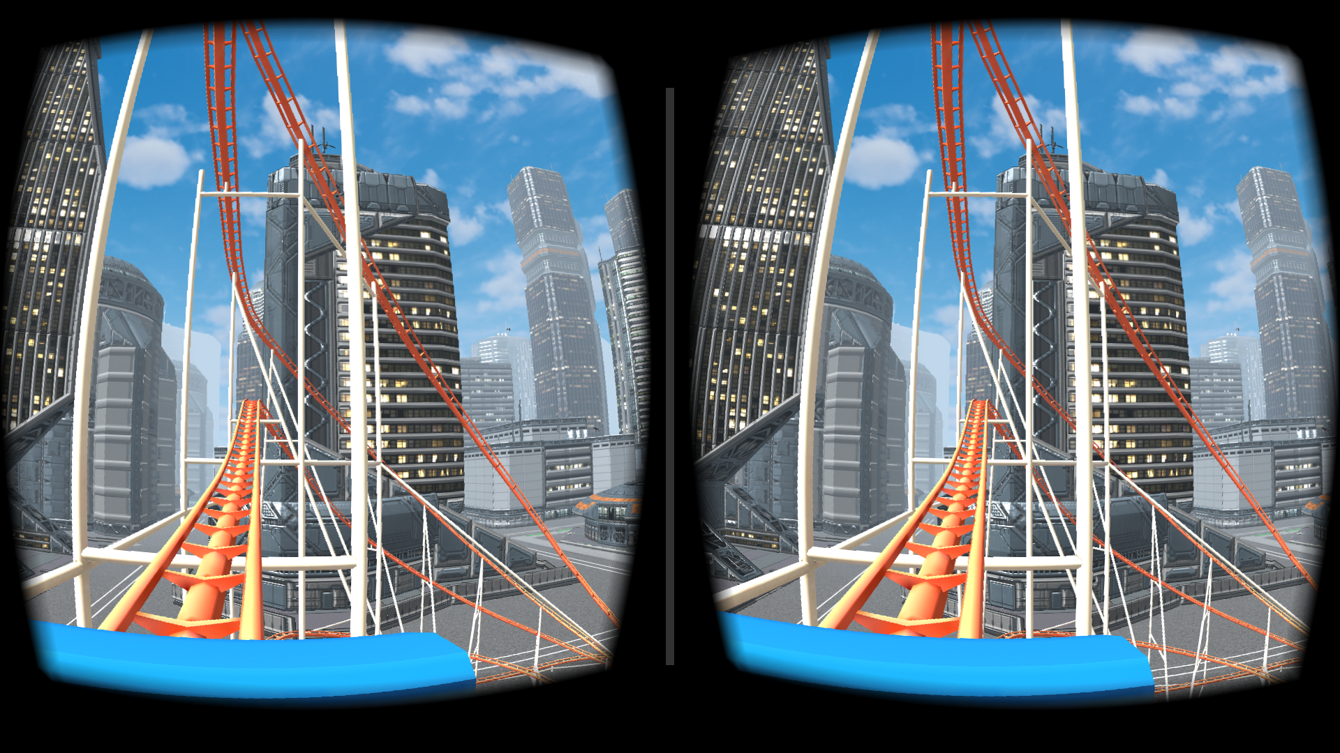 VR Roller Coaster Game Screenshot