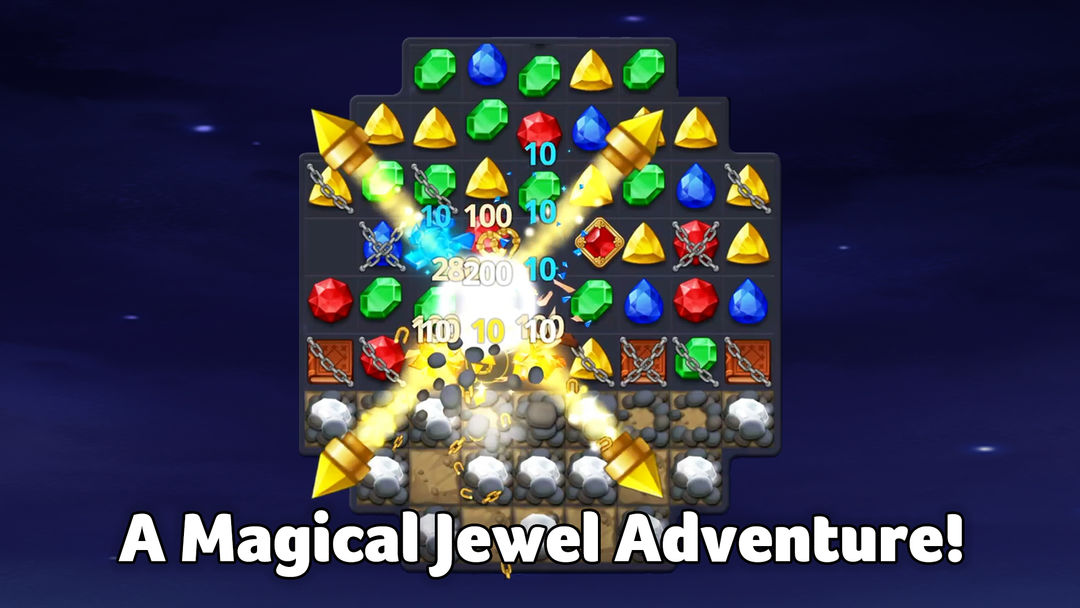 Jewels Magic : King’s Diamond 게임 스크린 샷