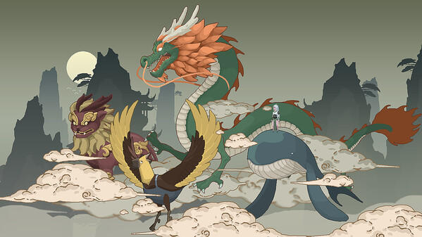 Screenshot of the video of 江湖黄老六 Lord of mythical beast