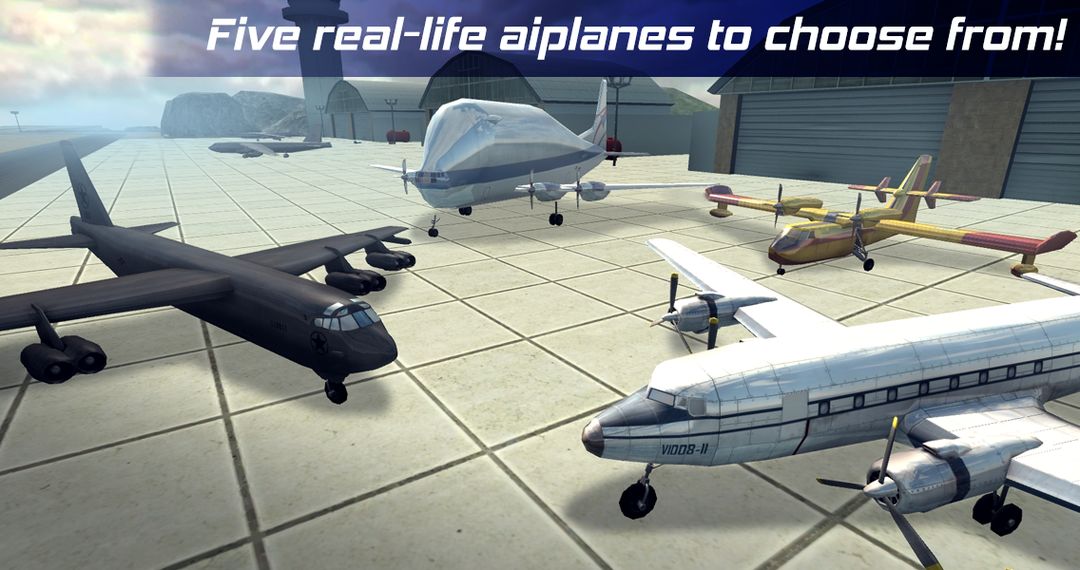 真正的飛行員飛行模擬器3D遊戲截圖
