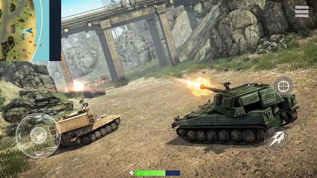 Screenshot 1 of pertempuran kereta kebal 