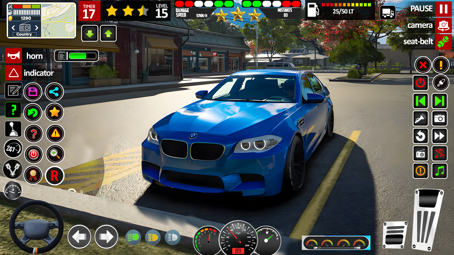 City Car Game Driving School Game Screenshot