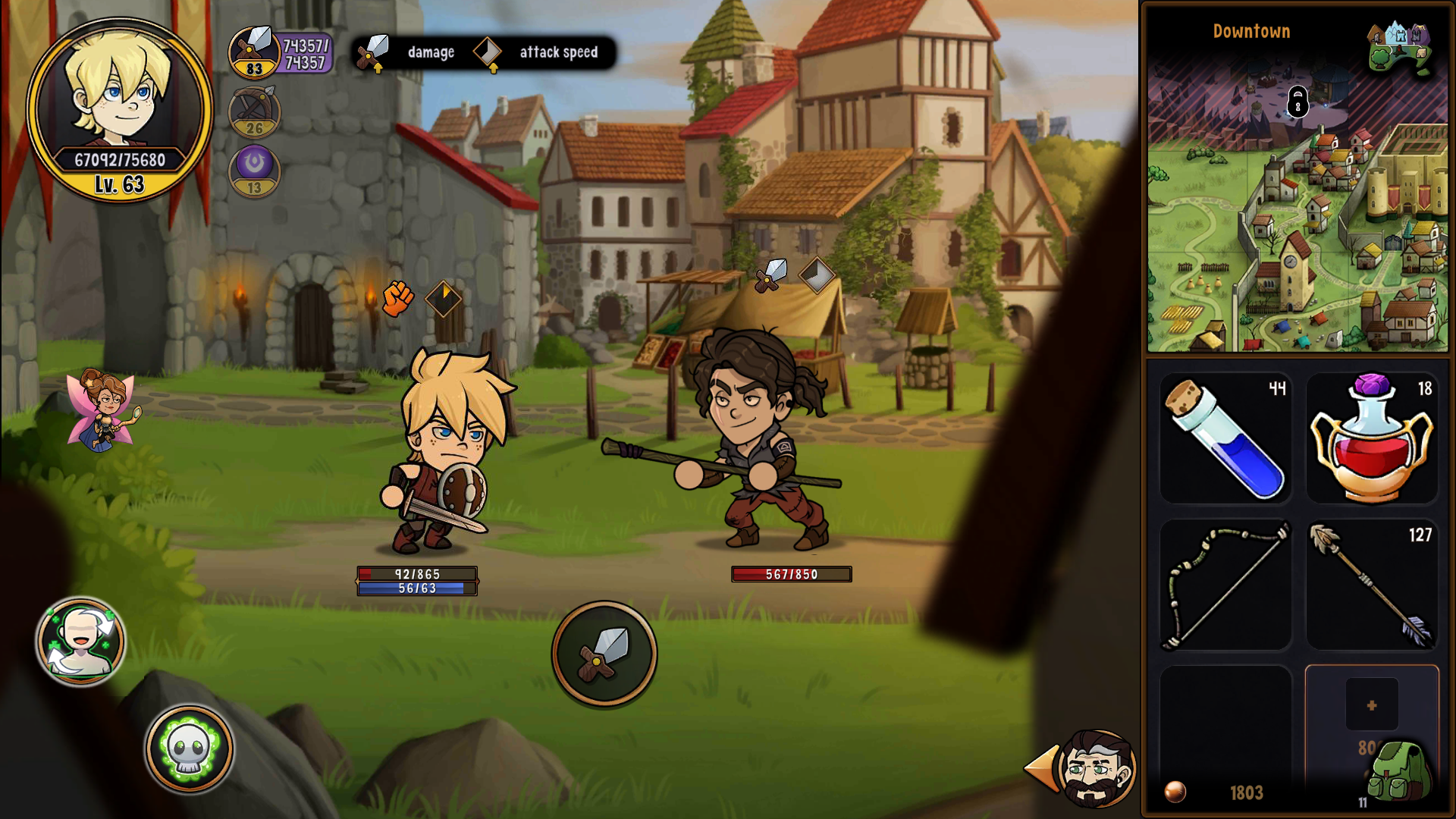 Hero Tale - Idle RPG Game Screenshot