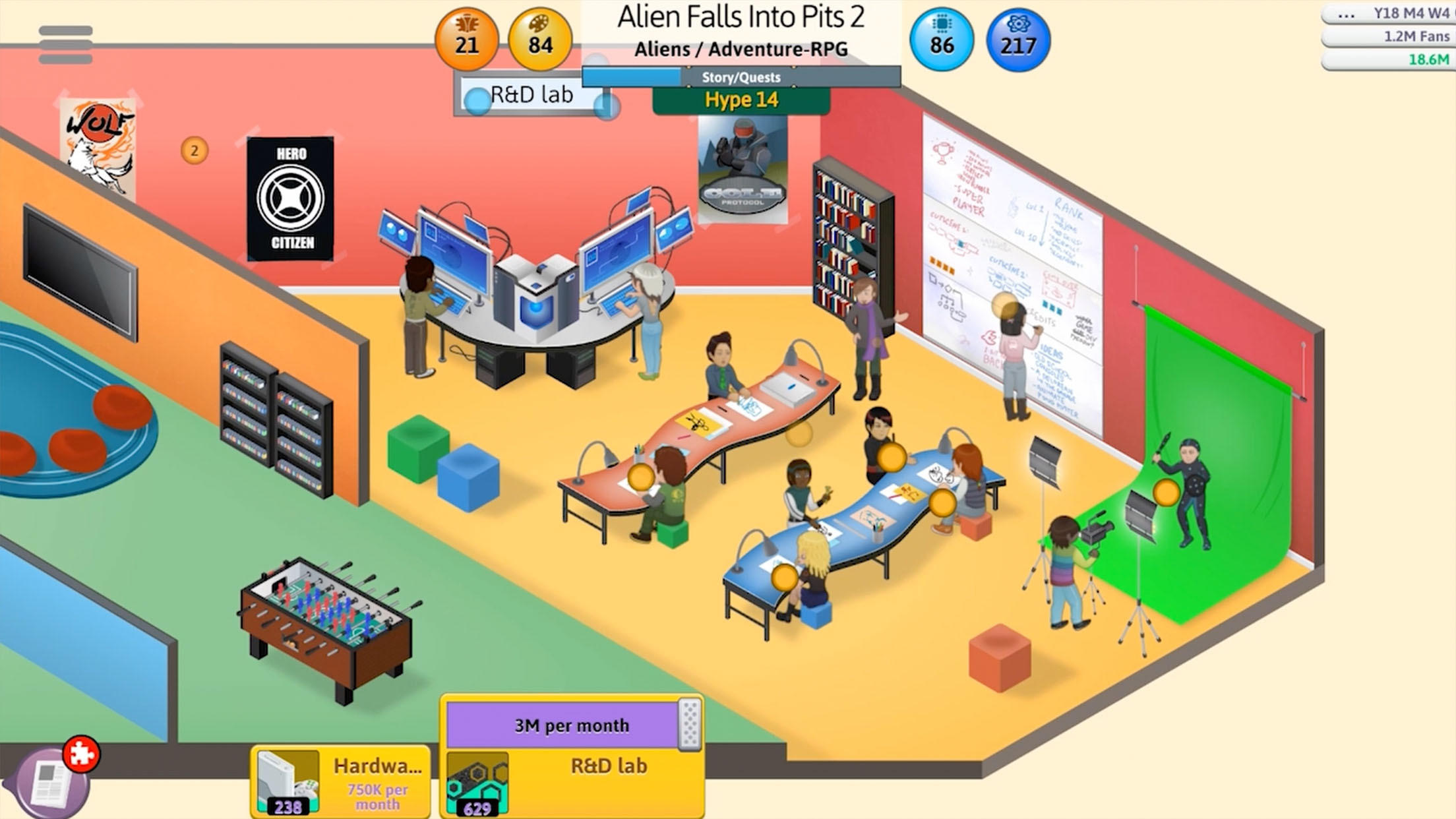 Game Dev Tycoon NETFLIX Game Screenshot