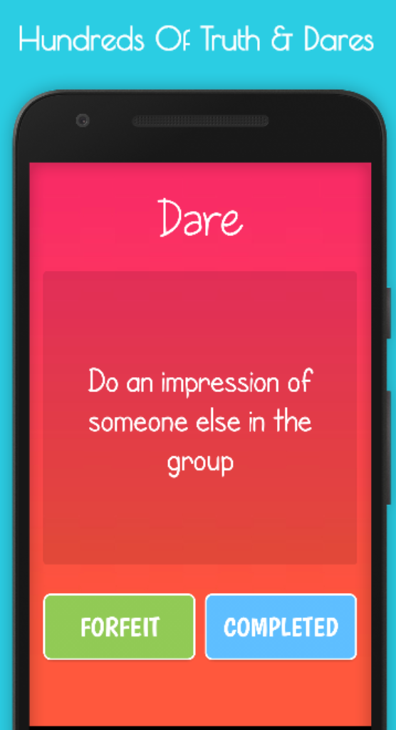 Truth Or Dare Kids Game Screenshot