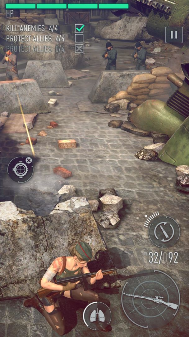 Kiss of War screenshot game