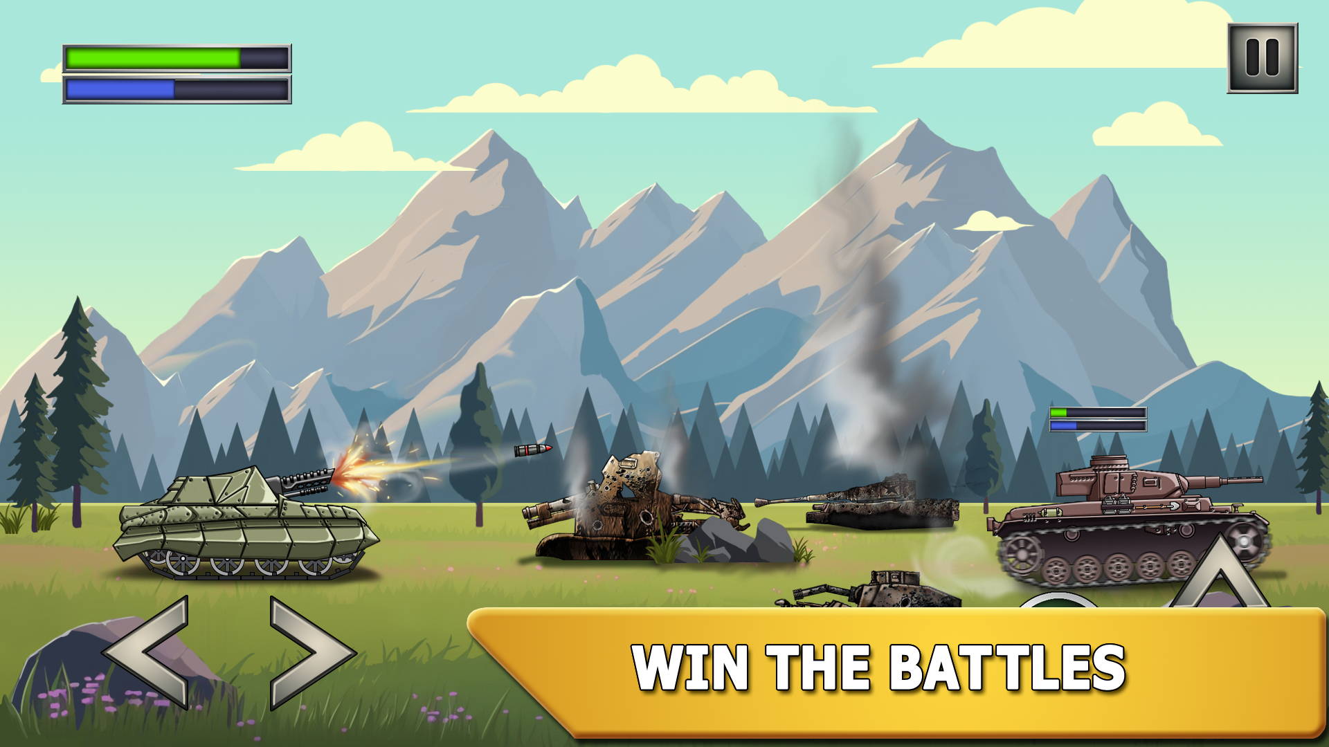 Screenshot 16 of Tank Fury: Boss Battle 2D 