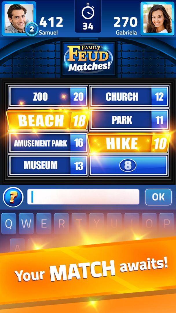Screenshot of Family Feud® Matches!