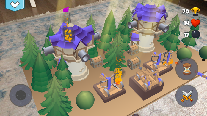 Bombaroom AR Game Screenshot