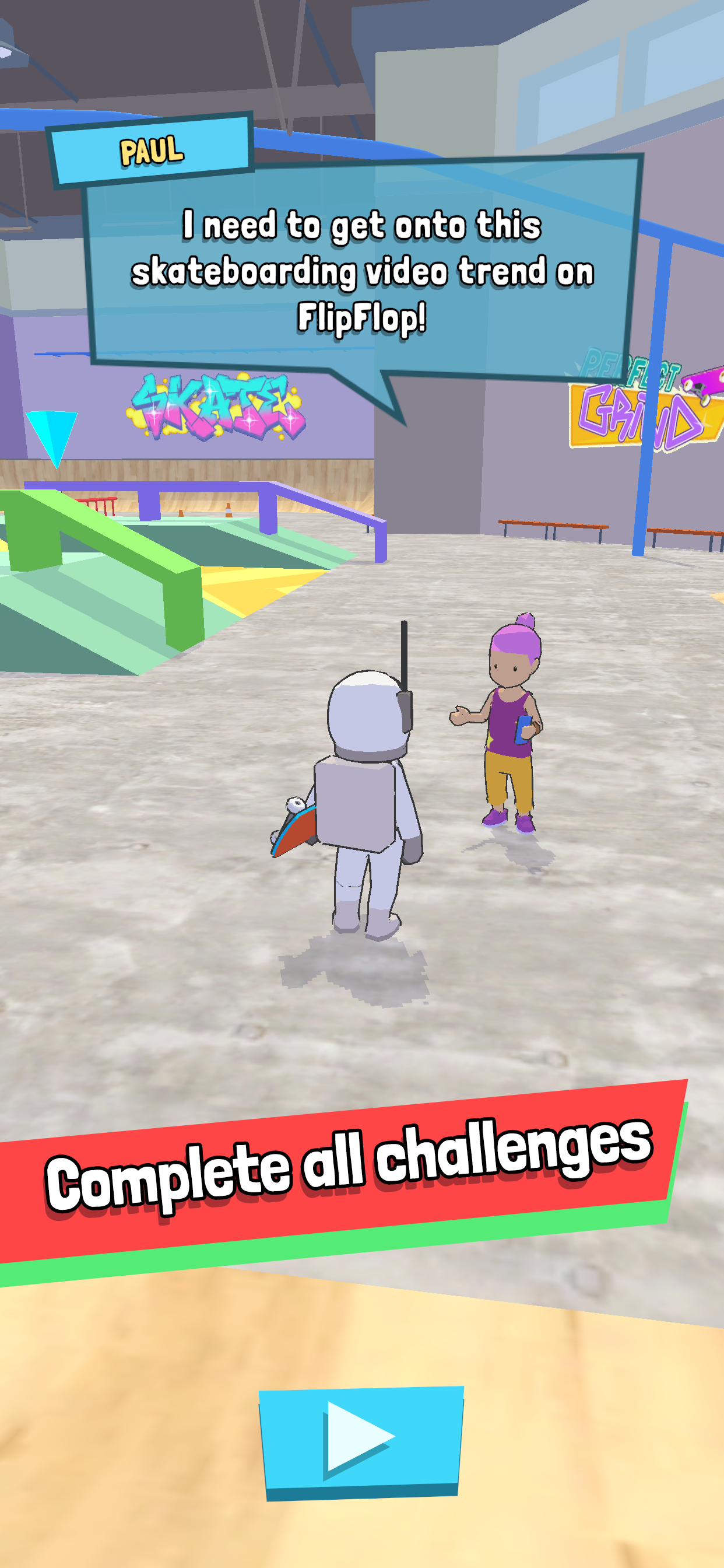 Perfect Grind Game Screenshot