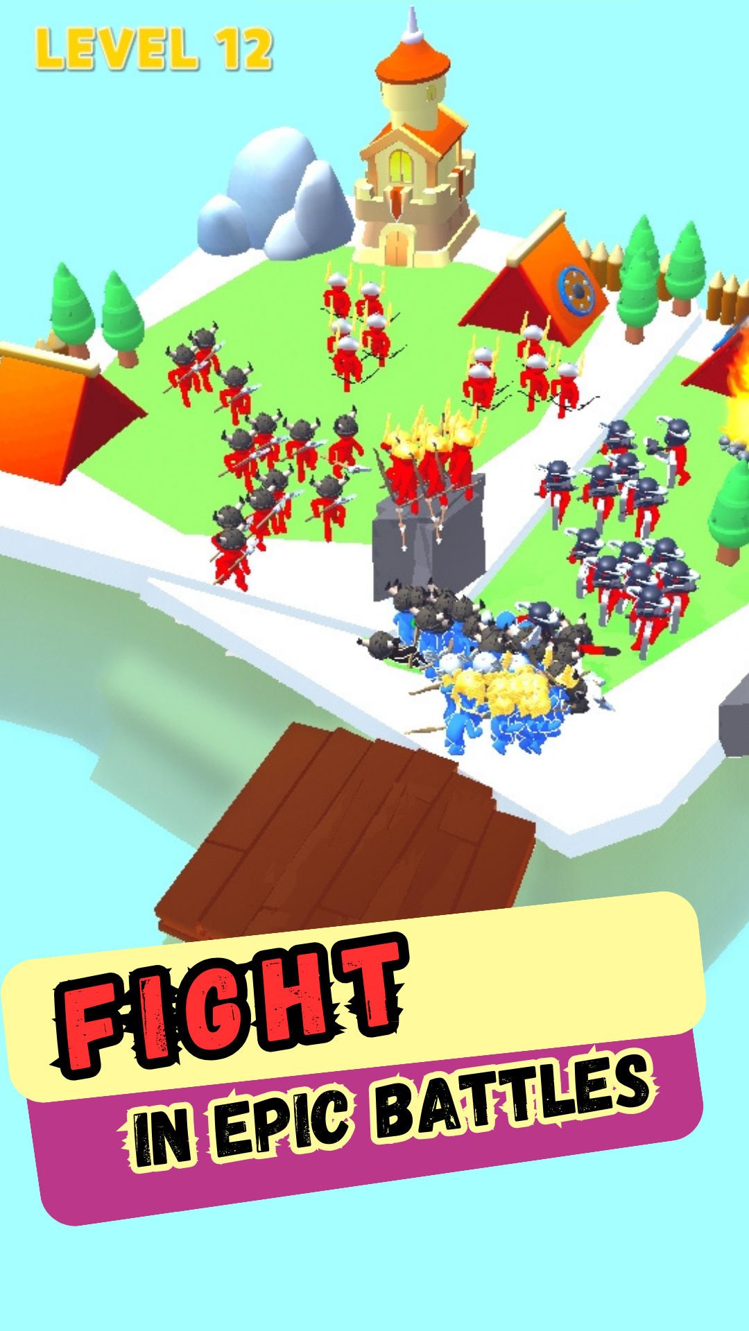 Raft Battle- War Heroes Game Screenshot