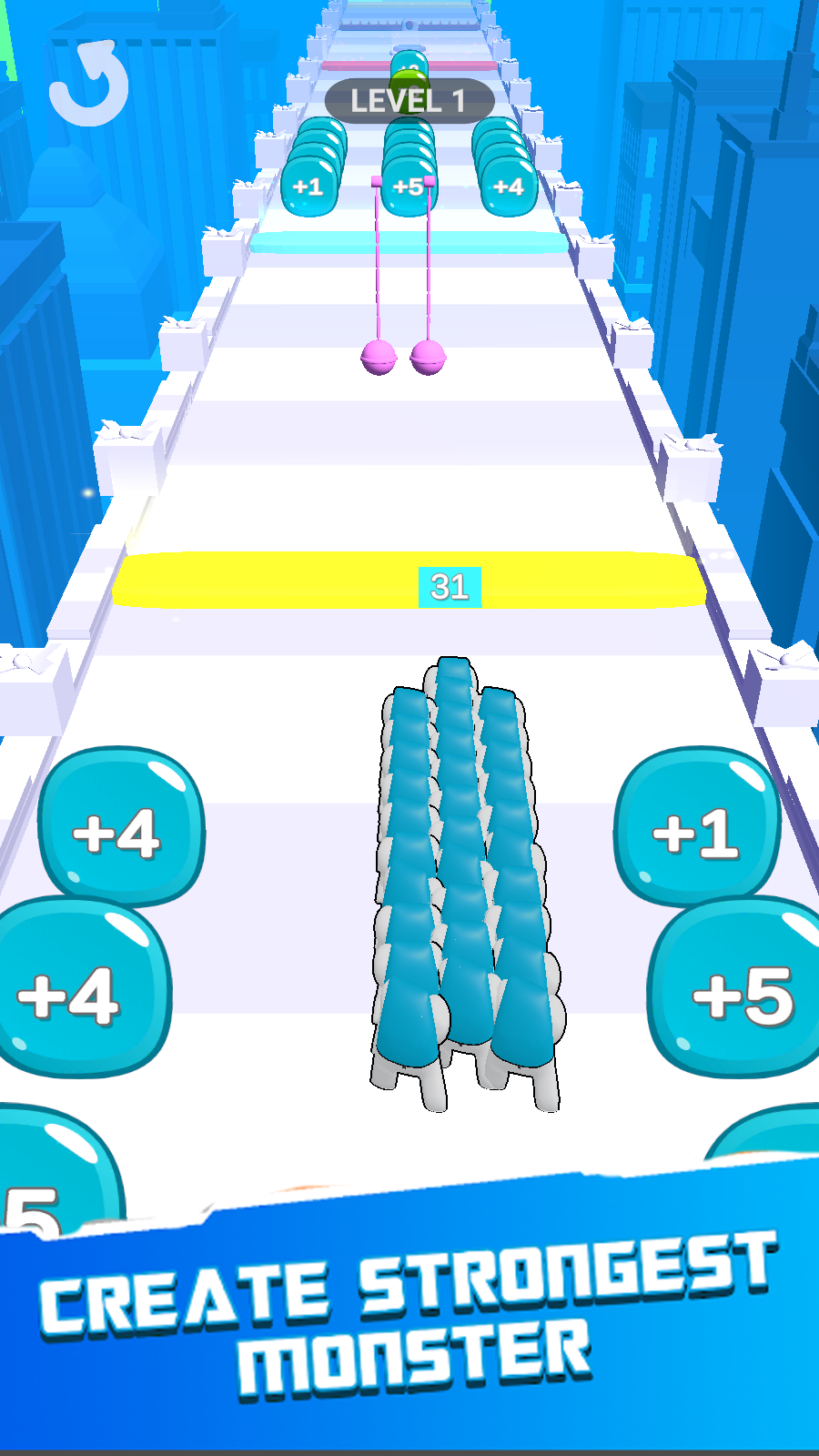Alphabet pusher Run Game Game Screenshot