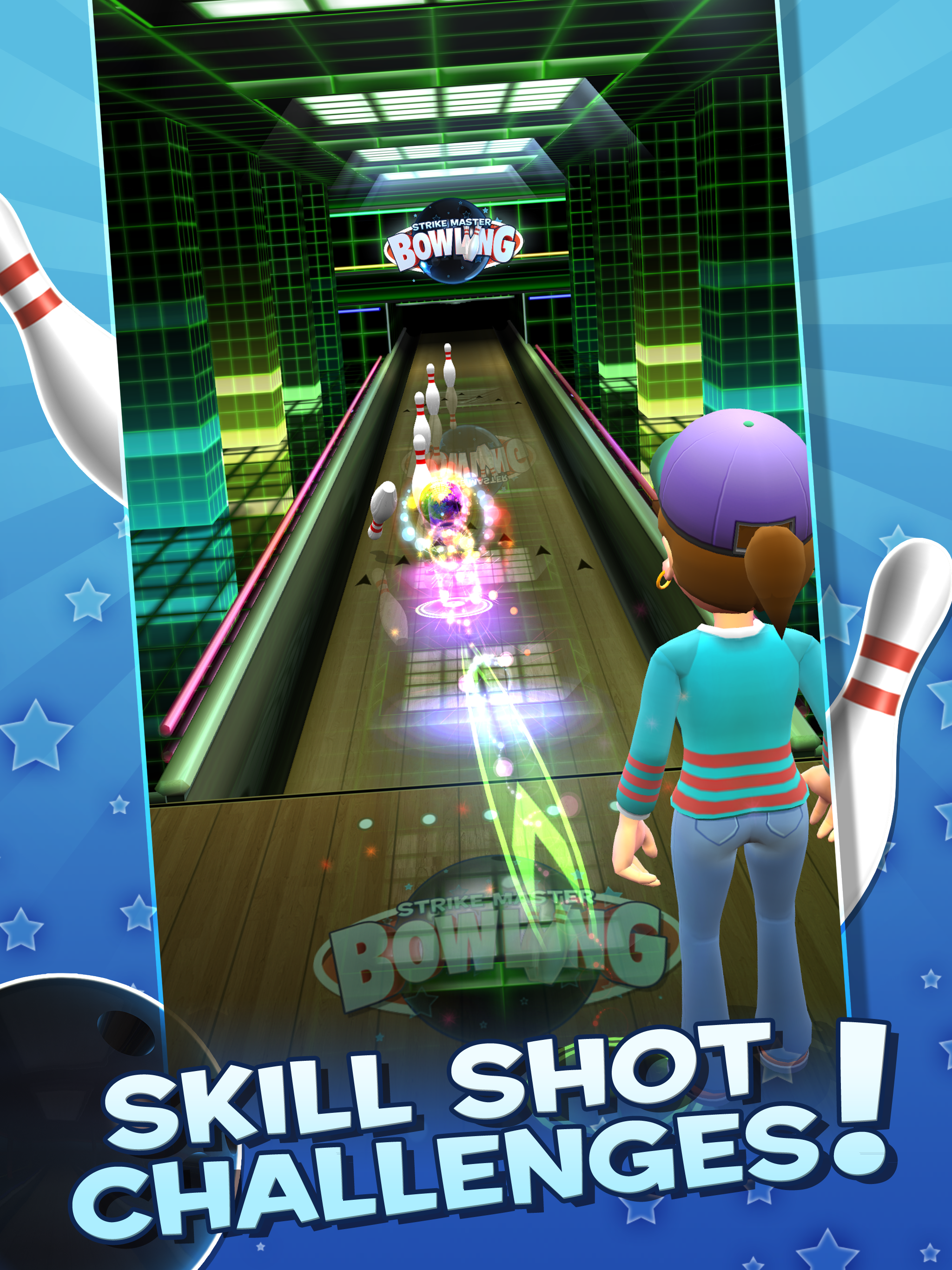 Strike Master Bowling Game Screenshot