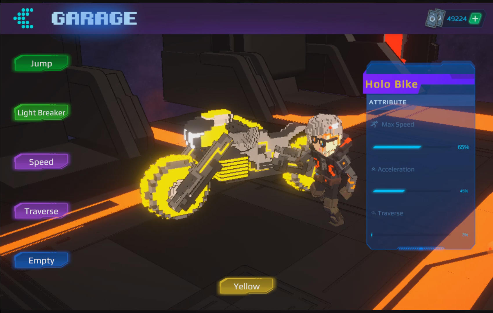 HoloBike 3D Game Screenshot