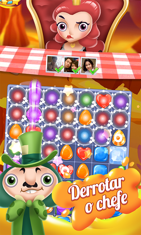 Captura de Tela do Jogo Juicy Candy Blast