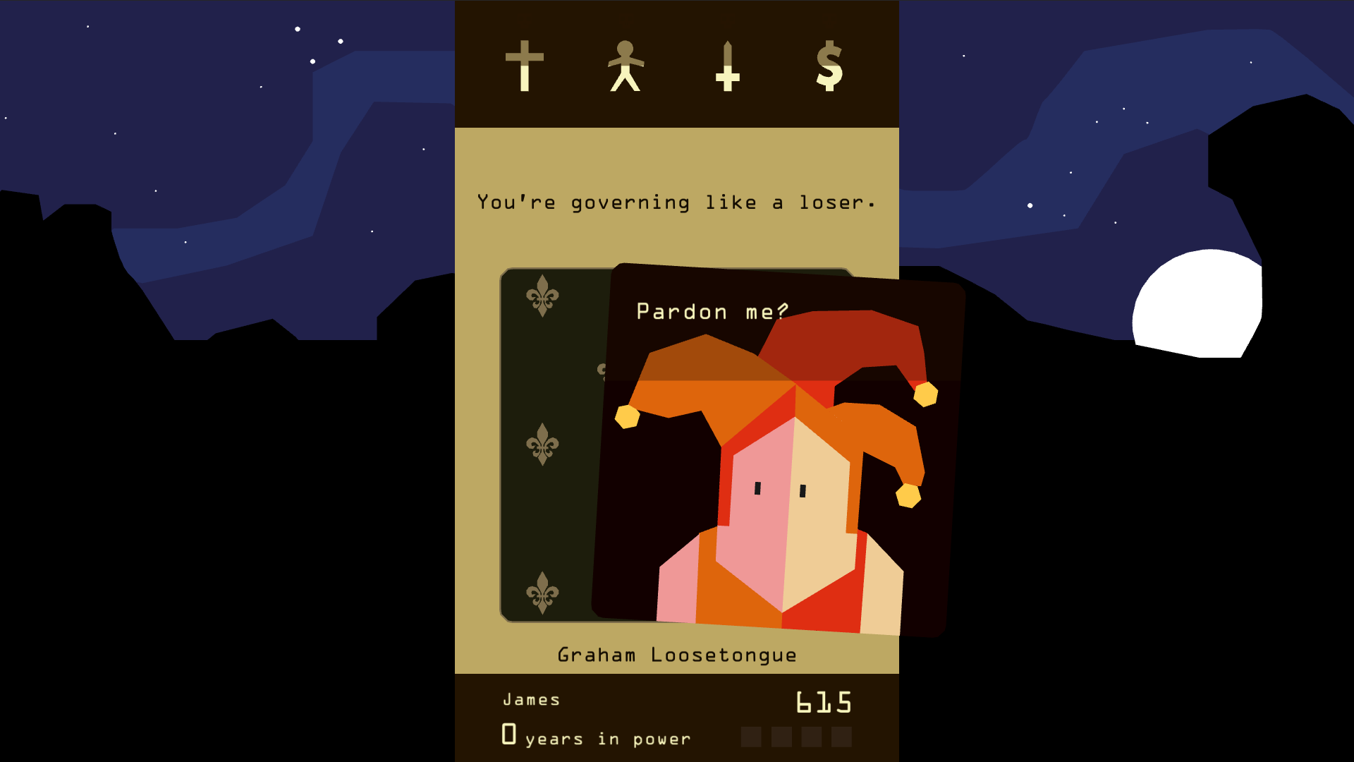 Reigns Game Screenshot