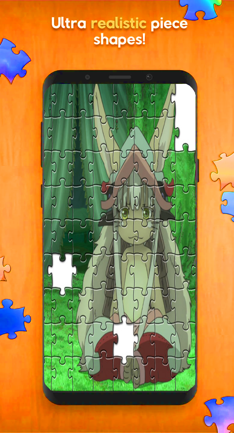 Made in Abyss Anime Puzzle Game Screenshot