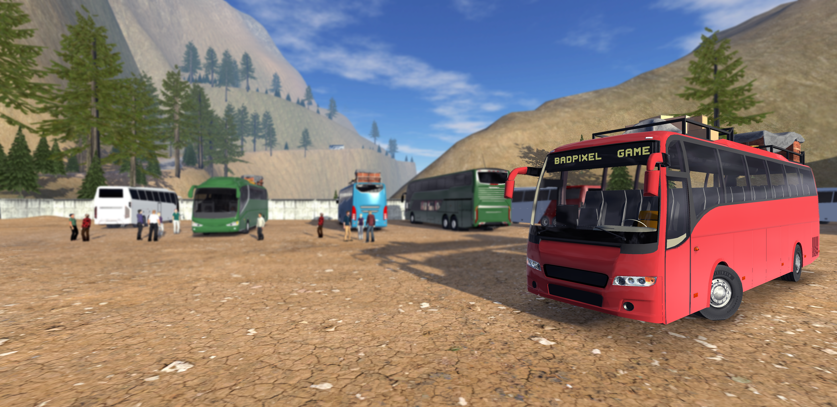 Screenshot 1 of Bus Simulator - အလွန်အမင်းလမ်းများ 1.3