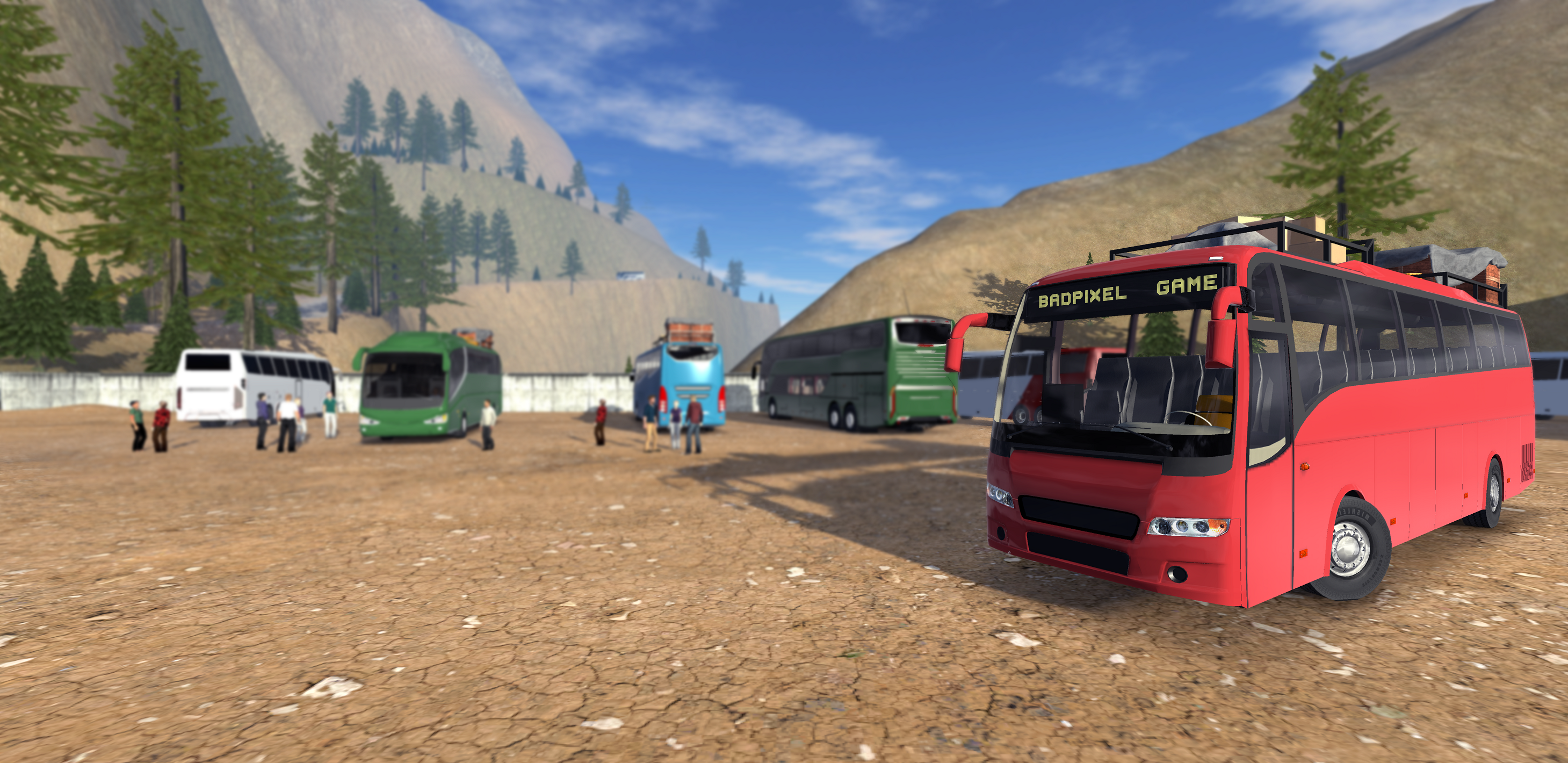 Bus Simulator : Extreme Roads Game Screenshot