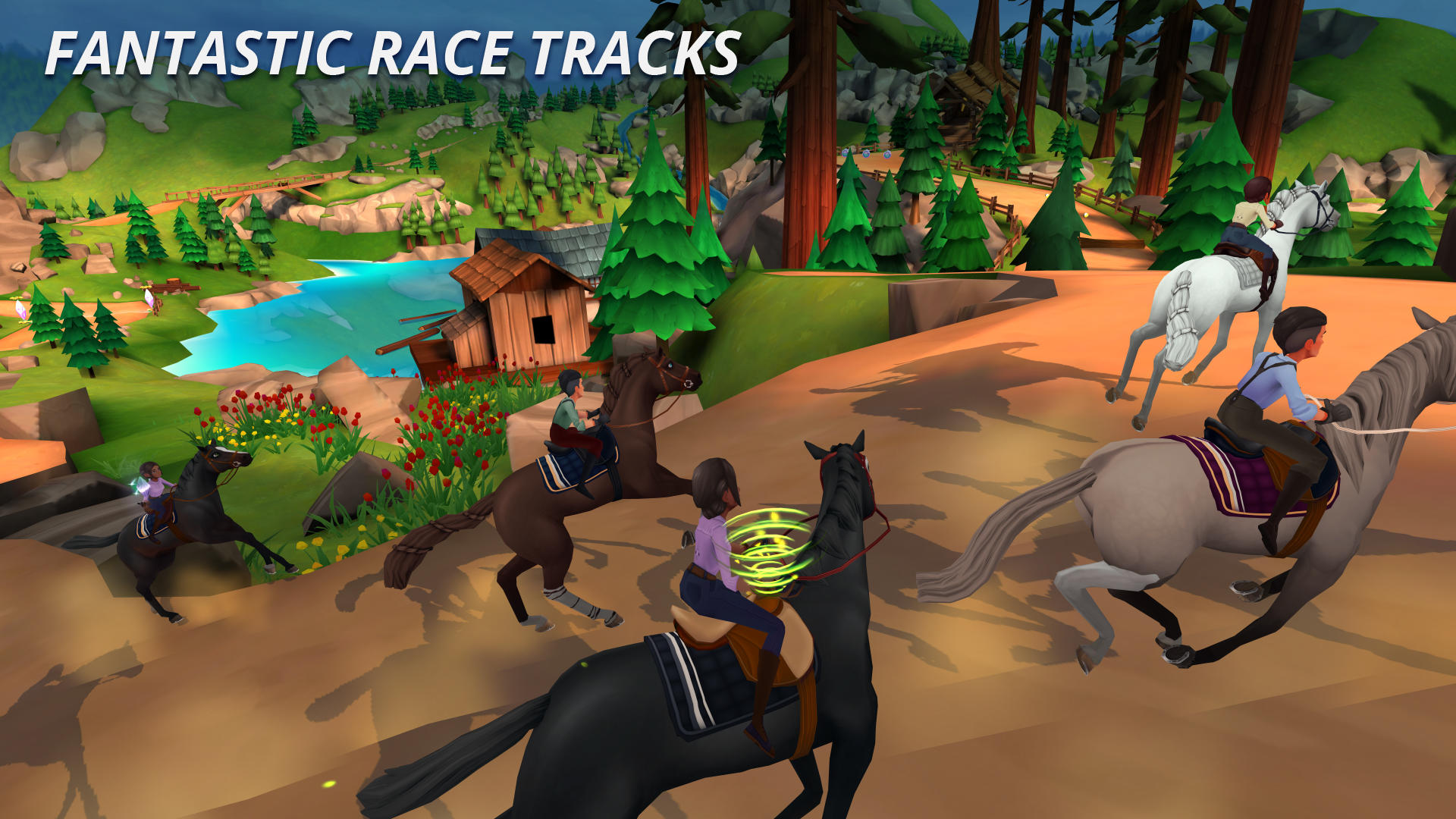Screenshot 1 of Wildshade: perlumbaan kuda fantasi 1.102.0