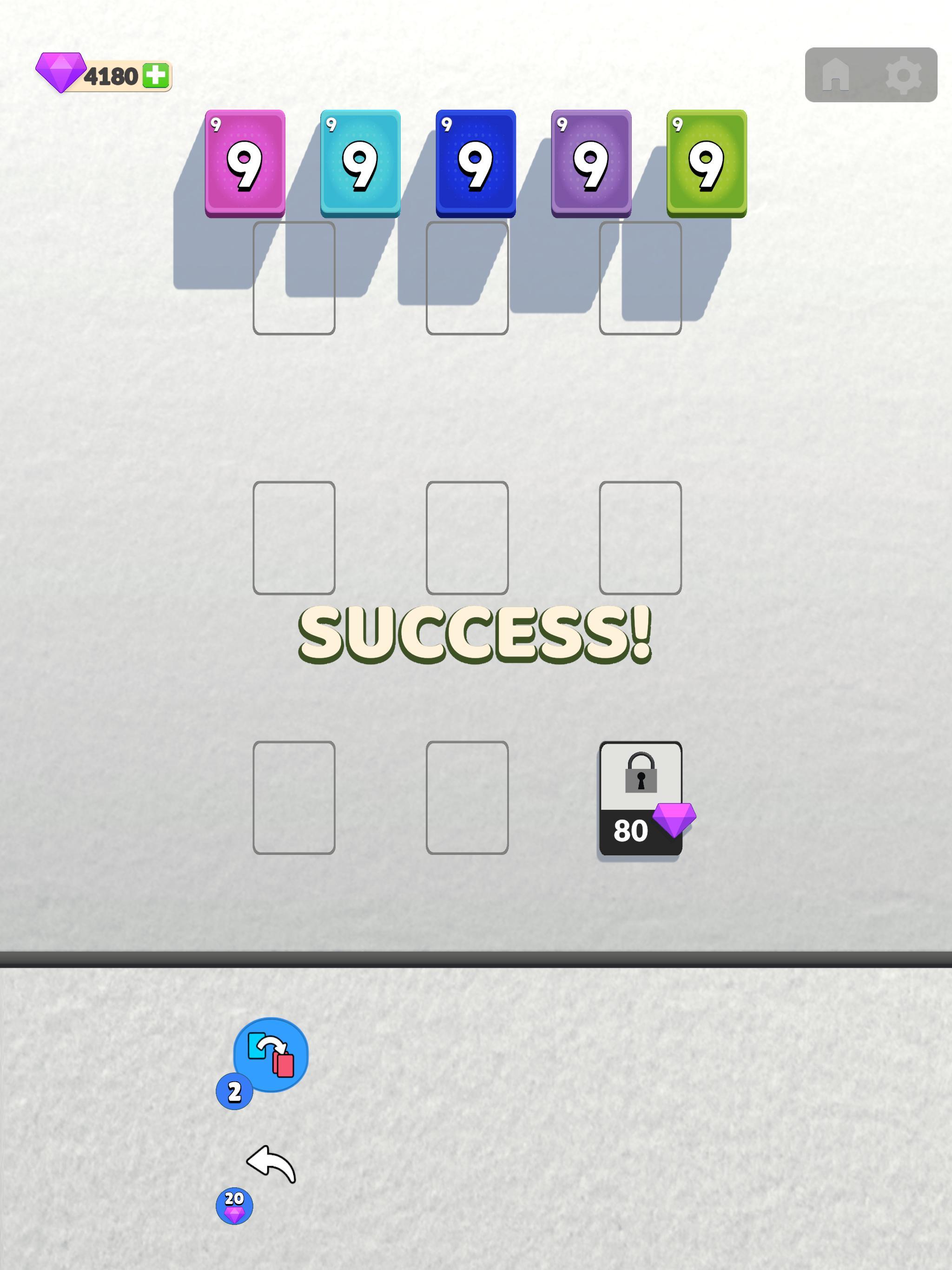 Color Solitaire 3D Game Screenshot