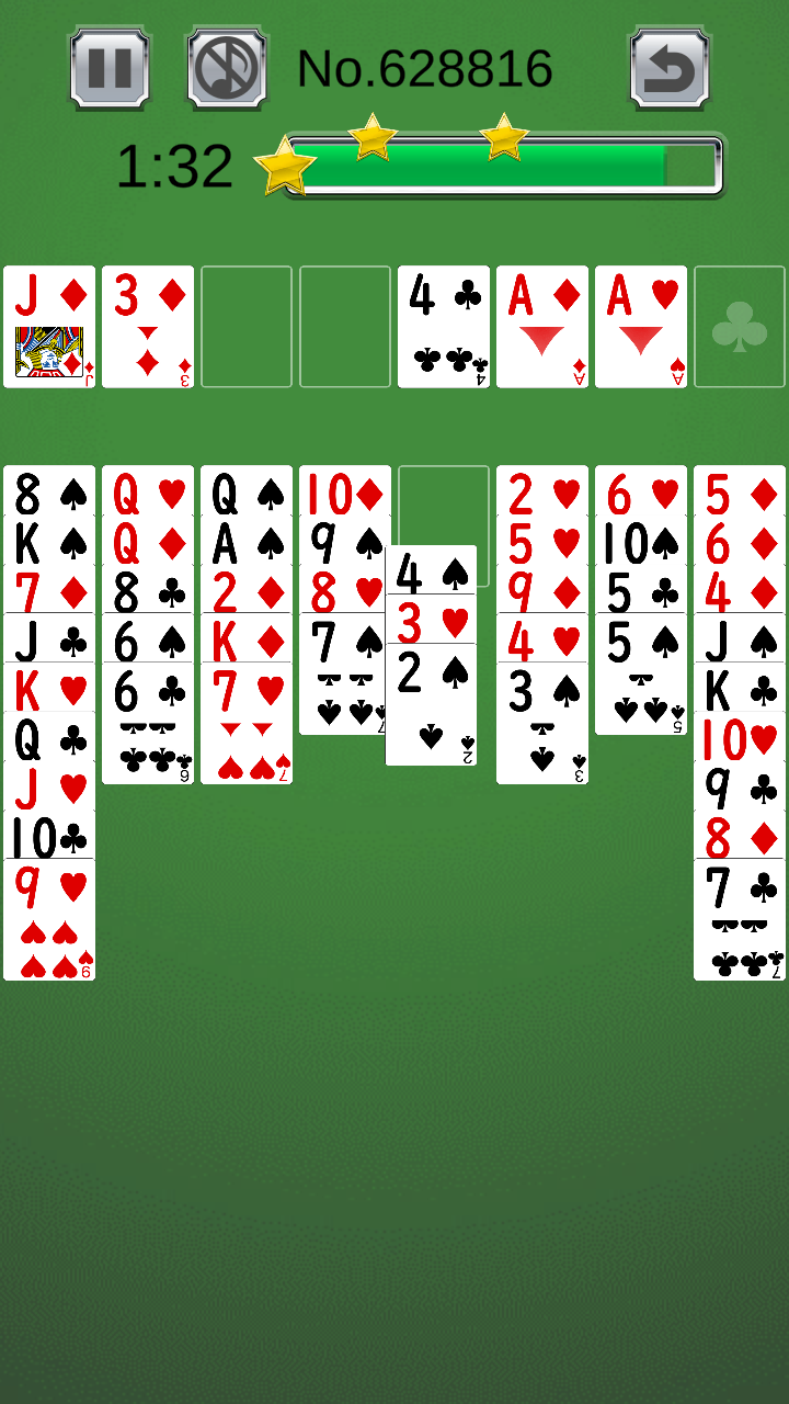 Sexy Waifu FreeCell Solitaire Game Screenshot