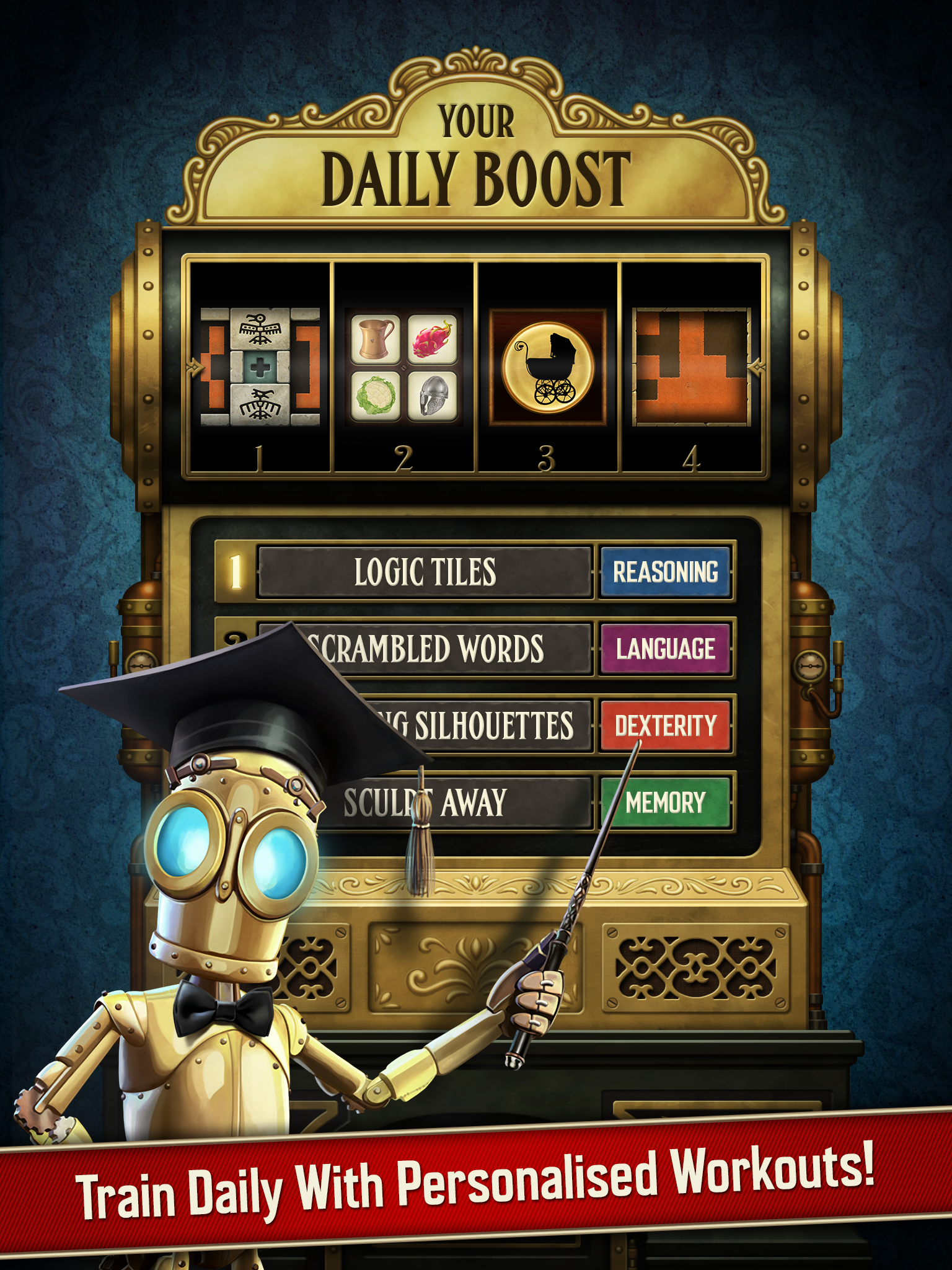 Clockwork Brain Training - Mem Game Screenshot