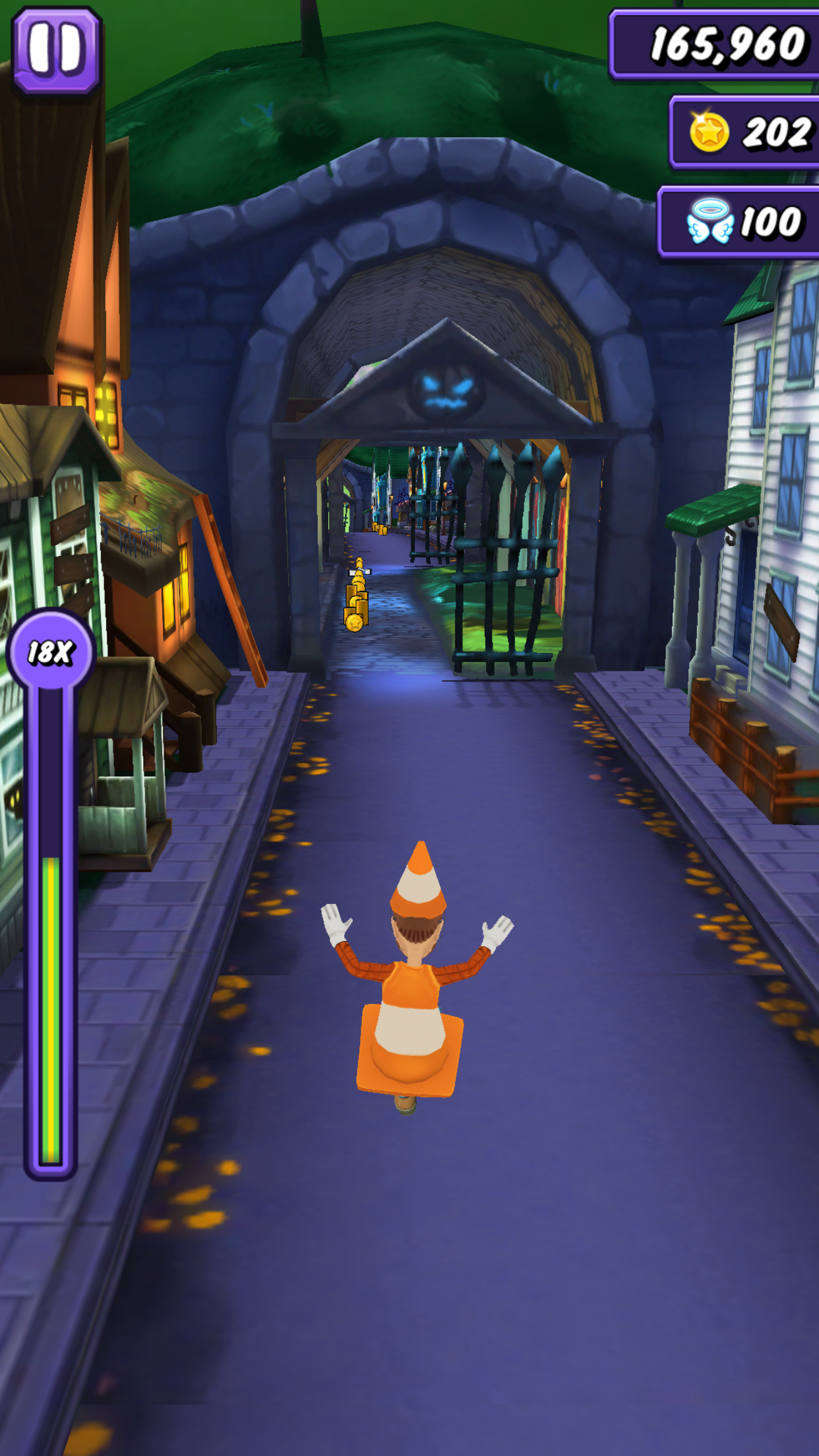 Halloween Run - Zombie Run Game Screenshot