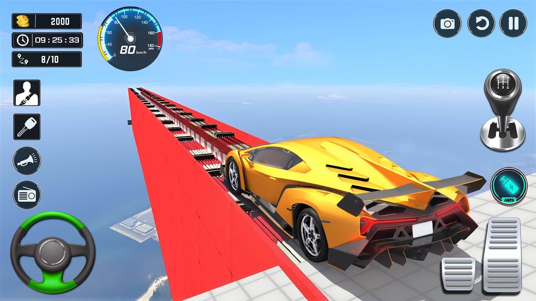 Mega Ramps: 자동차 경주 게임 게임 스크린 샷