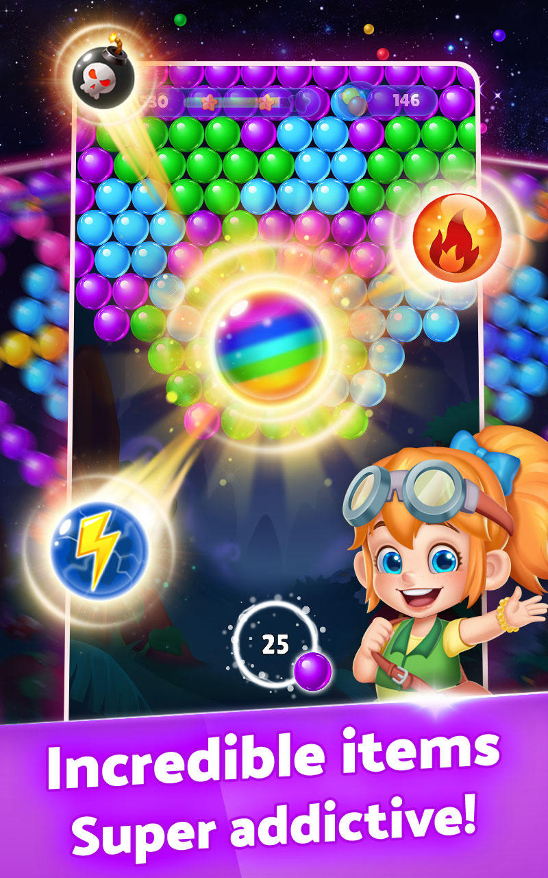 Bubble Shooter Journey Game Screenshot