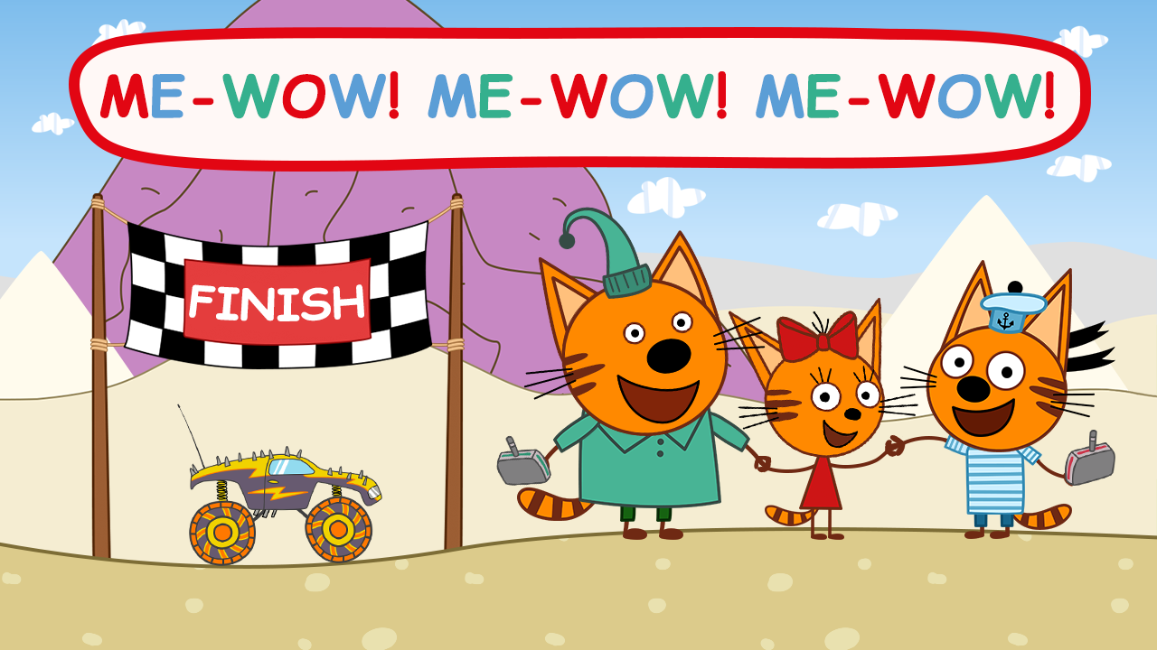 Kid-E-Cats: Kids Monster Truck Game Screenshot