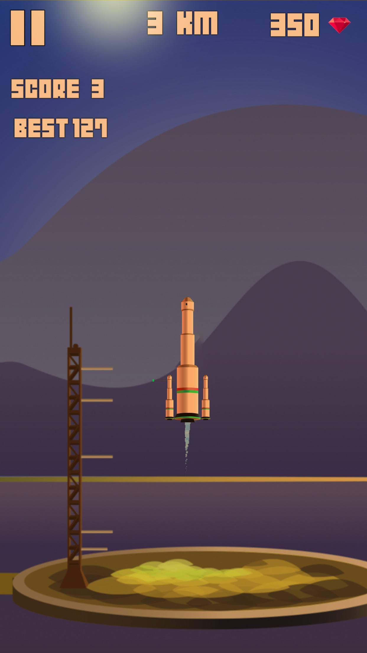 Space Frontier rocket Game Screenshot
