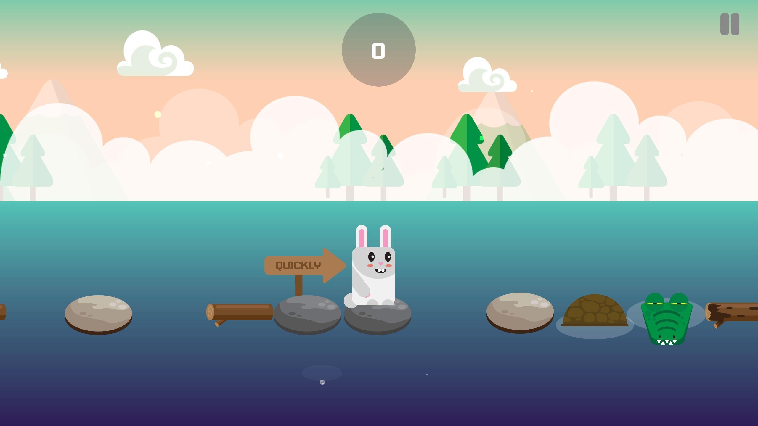 Bunny hop Game Screenshot
