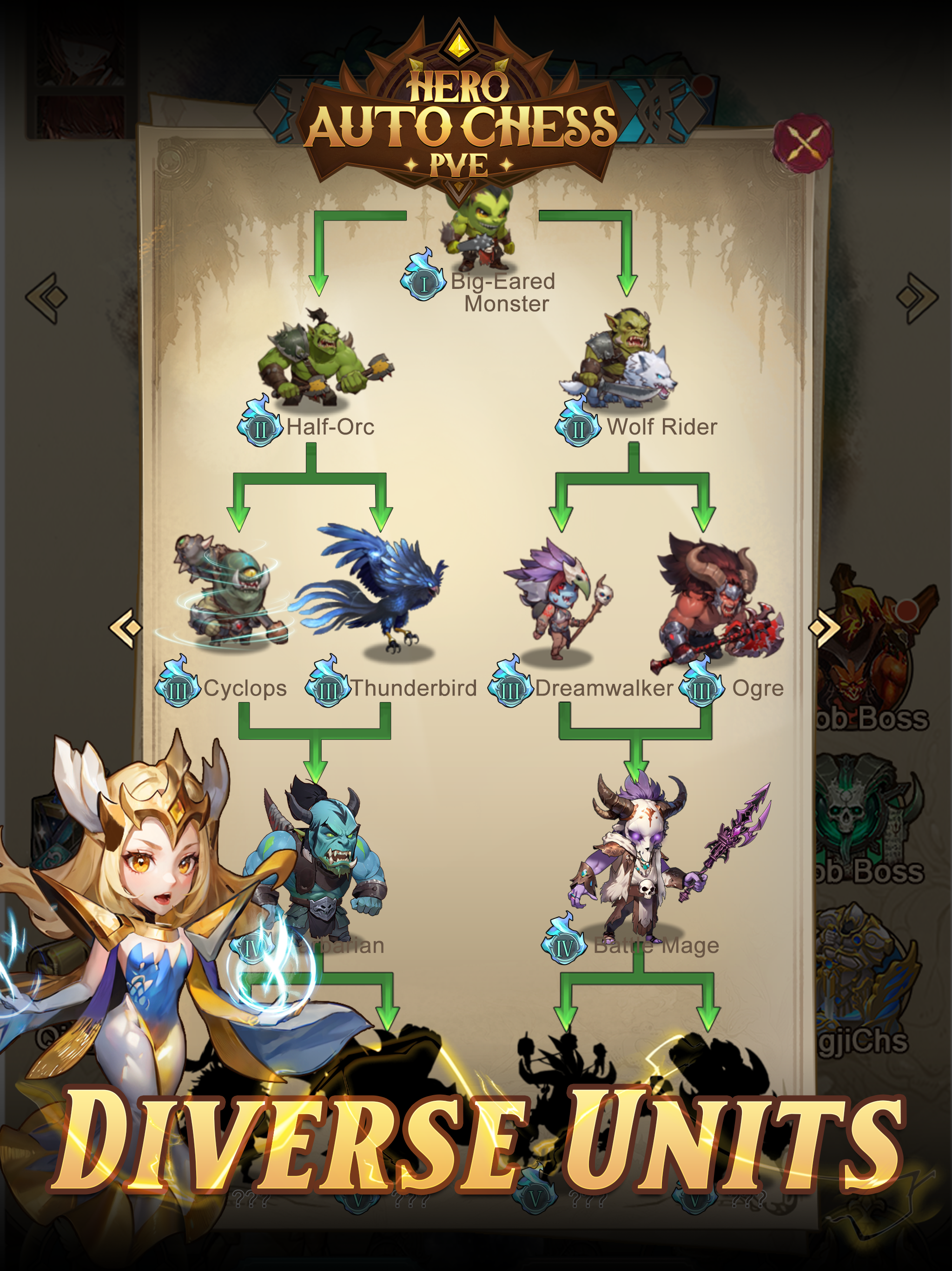 Hero Auto Chess: PVE Game Screenshot