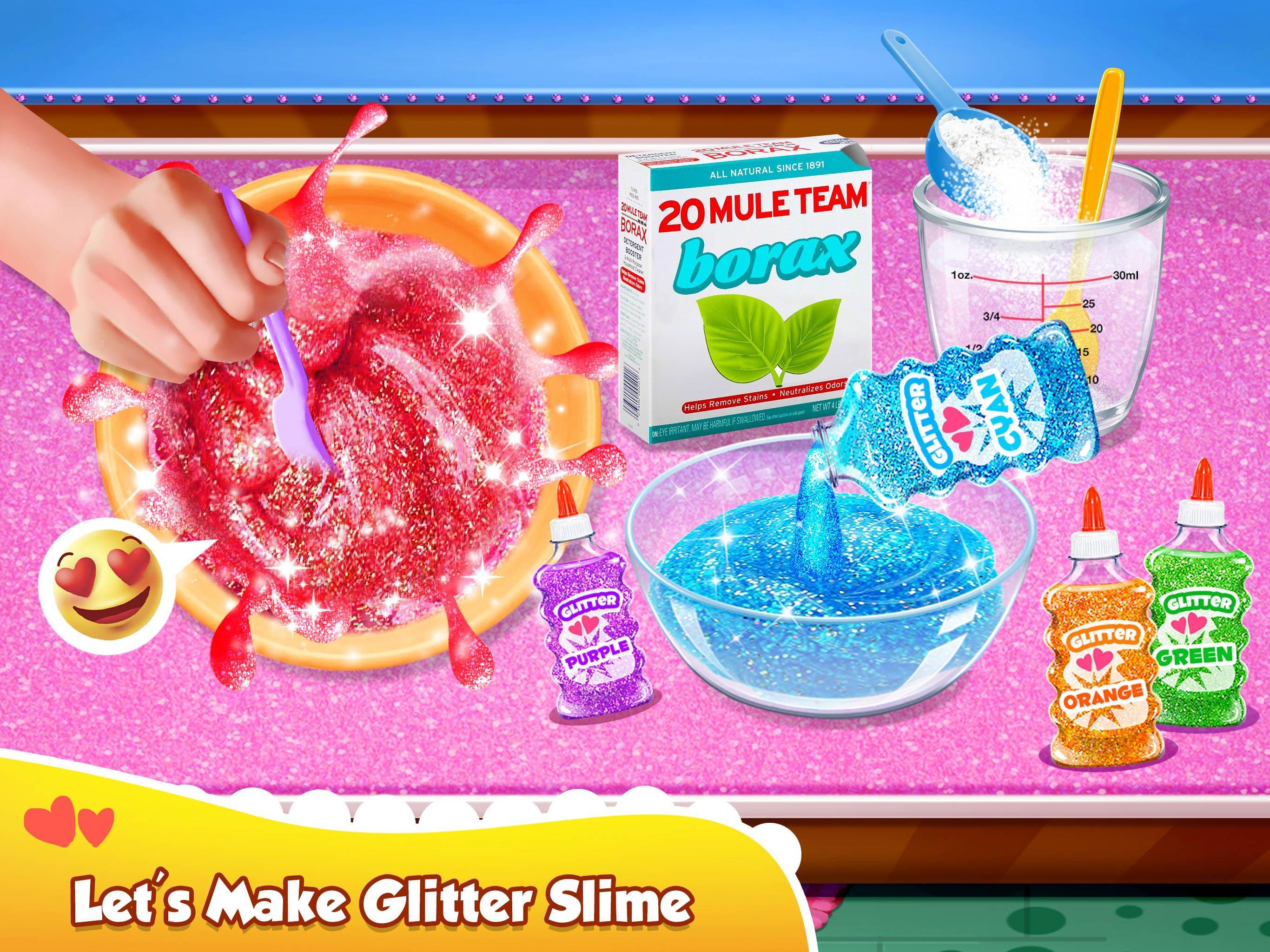 Screenshot 1 of Glitter Slime Maker - สนุกเมือกบ้า 2.3