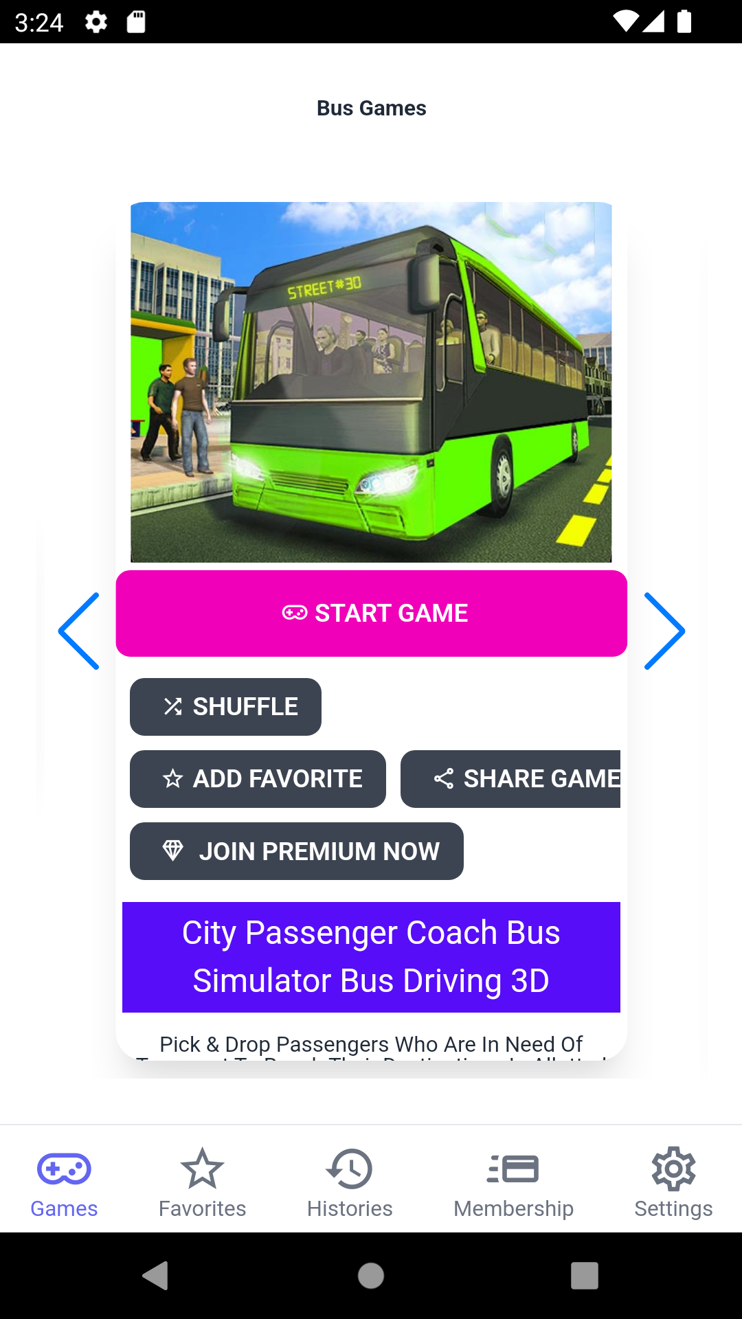 Fun Bus Games - Let's Drive 게임 스크린샷